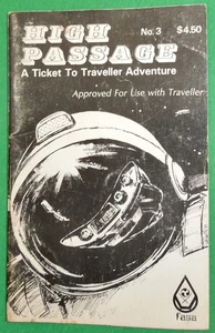 1982 FASA High Passage: A Ticket to Traveller Adventure No. 3, Sci-fi RPG - Picture 1 of 10