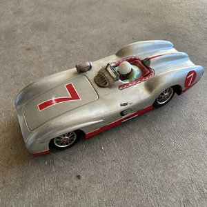 Vintage Marusan Mercedes Race Car. Silver~Red #7.  Made in Japan. Marusan Toys - Picture 1 of 15