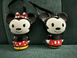 Hallmark Plastic Itty Bitty Ornamenti Disney Sweetheart Topolino Minnie 3,5" - Foto 1 di 4