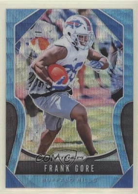 2019 Panini Prizm Blue Wave Prizm /199 Frank Gore #8 - Image 1 of 2