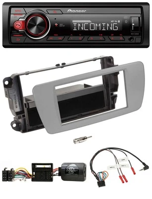 Pioneer Bluetooth USB DAB Lenkrad Autoradio für Seat Ibiza dublingrau - Bild 1 von 4