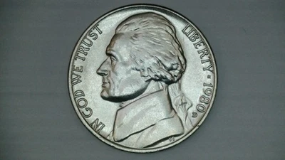 1980-D Jefferson Nickel BU Uncirculated - Image 1 of 2