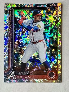 2025 Topps ADAM DUVALL Complete Factory Set Foilboard 032/417 Braves #654 - Picture 1 of 1