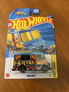 Hot Wheels Quick Bite Foodie Food Truck Delivery Vehicle Fuego Fajitas - Picture 1 of 2