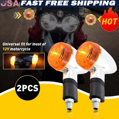 2x Luces giratorias señal ámbar para VN 1500 Vulcan 2000 1600 1700 800 900 impermeable Foto 1 de 4