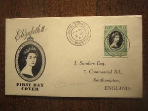 1953 MAURITIUS CORANATION FDC COVER - Picture 1 of 2