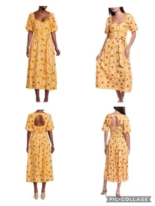 Sam Edelman Irin Midikleid mit Korsettnähten Damen Größe XL - Bild 1 von 18