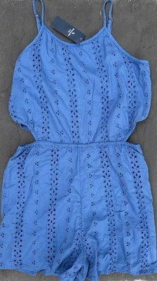 Abercrombie Kids девочек Детский комбинезон размер 15/16 XL шорты бак джемпер 15 16 новый с Ярлыками - Изображение 1 из 4