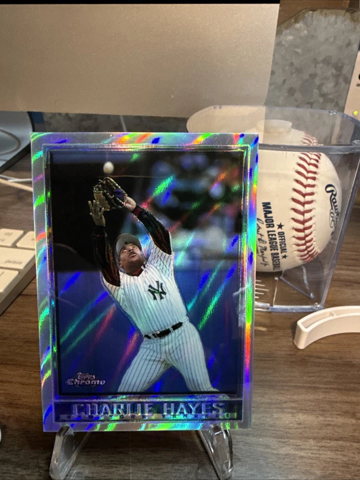 1998 Topps Chrome - Charlie Hayes refractor #29 Clean Surface - Image 1 of 4
