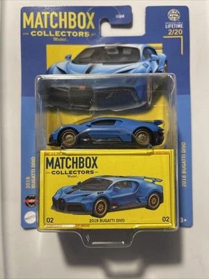 Bugatti Divo 2024 Matchbox Collectors Metal 20/02 2018 ~ caja se envía gratis Foto 1 de 4