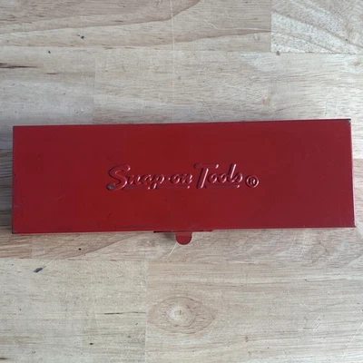 Juego de enchufes de metal a presión estuche de almacenamiento para unidad de 1/4" KRA-229 con bandeja SPP-85 1981 Foto 1 de 4