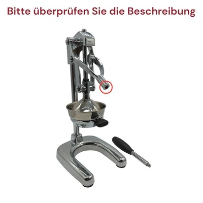 Cilio Zitruspresse AMALFI Profi  Edelstahl Handentsafter Chrom 25% mehr Saft - Bild 1 von 3