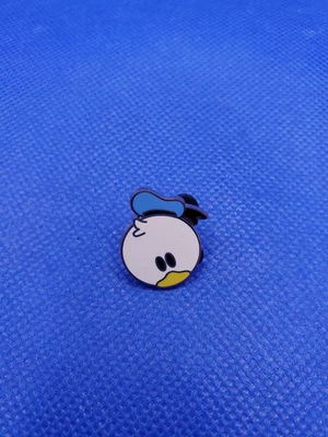 Disney Donald Duck Face Tiny Mini Pin 40954 Chibi Baby Cute Characters Head Only - Image 1 of 4