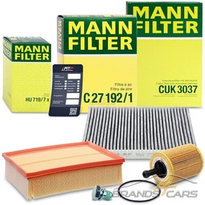 1x MANN-FILTER INSPEKTIONSPAKET FILTERSATZ A FÜR AUDI A4 B6 B7 8H CABRIO 1.9 TDI - Bild 1 von 12
