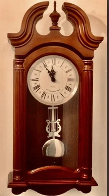 Reloj de pared HOWARD MILLER EVERETT # 625-253 75 aniversario doble timbre. Sin probar Foto 1 de 4