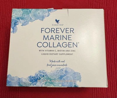 Forever COLÁGENO MARINO 30 sobres en caja - Piel, cabello, uñas más jóvenes y firmes Foto 1 de 4