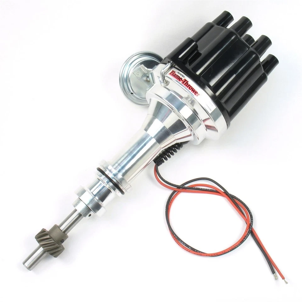 PerTronix D130700 Flame-Thrower Distributor, Fits Ford SBF 221-302, Black - Image 1 of 4