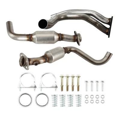 US 50460 For 2005-2007 Ford F-250 F-350 Super Duty Catalytic Converters 3pcs - Image 1 of 4