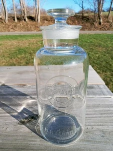 Antique NORTON RR ALUNDUM Glass Chemical Apothecary Bottle - Picture 1 of 7