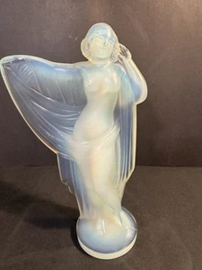Rare Sabino Paris Opalescent Art Glass Nude Goddess Figurine Tanagra STUNNING! - Picture 1 of 8