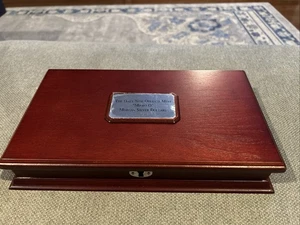 Münzsammler Präsentationsbox Micro O Morgan Silber Dollar / Holzfilz - Bild 1 von 6