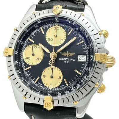 BREITLING  Kronmatt Bicol B13047 Black/Gold Watches Stainless Steel/leather/... - image 1 of 4