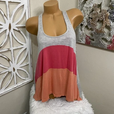 TOP SIN MANGAS A RAYAS FORRADAS GRANDES Y2K AMERICAN RAG CIE Foto 1 de 4