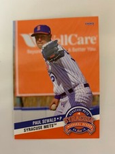 Paul Sewald 2019 Syracuse Mets Team Card