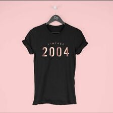 Tshirt for Women 20th Birthday Gift 2004 20th Birthday Idea Tee Top Taylor Logo