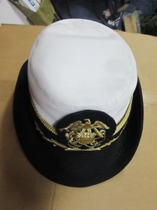 WW2 Wave/Female Public Health Admiral Rank Hat w/ Bullion Badge - Picture 1 of 5