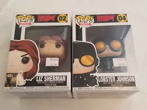 Funko POP! Comics Hell Boy Lot: Liz Sherman #02 & Lobster Johnson #04 - Picture 1 of 2