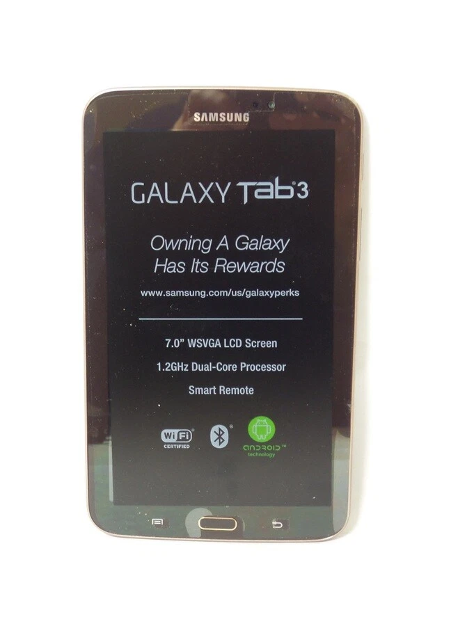 Samsung Galaxy Tab 3 8 GB Wi-Fi 7-Inch - Gold/Brown (SM-T210RGNYXAR) - Image 1 of 1