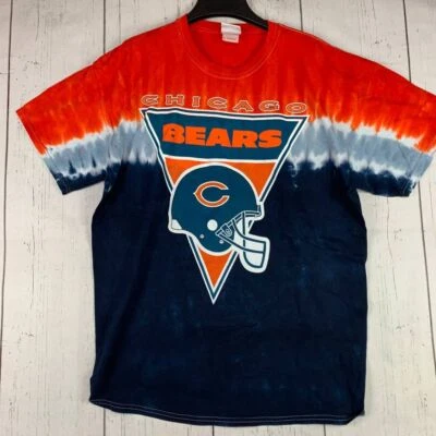 Chicago Bears NFL XL Equipo Ropa Informal Camiseta Roja Azul Nueva Hombres Foto 1 de 4