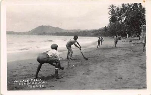 TOBAGO (Trinidad) - ROXBOROUGH - Cricket Village Team - REAL PHOTO - Picture 1 of 2