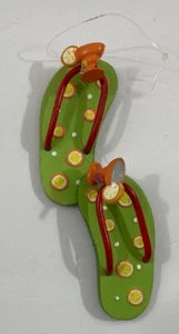 Sandals & Margaritas Christmas Ornament plastic Beach Theme - Picture 1 of 4