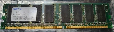 Samsung PC3200U-3031-Z M368L6523CUS-CCC 512MB DDR PC3200 CL3 - Image 1 of 3