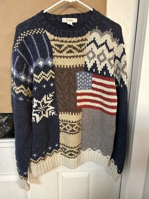 Suéter Turnbury Para Hombre Talla 40 Cuello Redondo Tejido con Cable Seda Lana Mezcla Algodón Foto 1 de 3