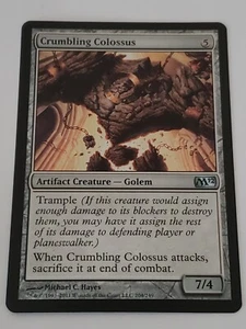 Crumbling Colossus M12 Mtg Karte Neuwertig - Bild 1 von 2