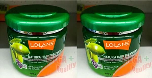 2x500ml Lolane Natura hair treatment repair dry damaged Jojoba oil silk proteien - Picture 1 of 4