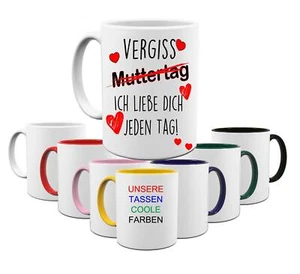 OLVIDA TAZA DÍA MADRE AMOR MAMÁ REGALO TAZA DE FOTOS CERÁMICA IMPRESA MOTIVO - Imagen 1 de 8