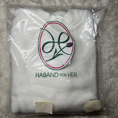 Vintage HABAND For Her Acrylic Knit White Sweater Size 3x Made in USA - Image 1 of 4