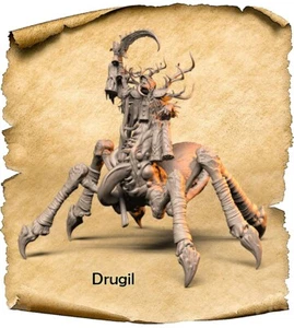 Drugil | Spider Demon of Decay | ZKino | RPG D&D Pathfinder Wargaming Miniature - Bild 1 von 1