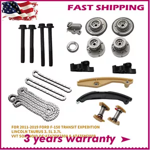 For 2011-17 Ford F-150 Lincoln Taurus 3.5L Timing Chain Kit Cam Phaser VVT Gears - Bild 1 von 10