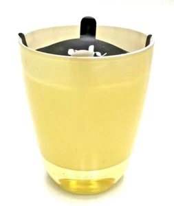My Hub Homeware Decorator Fragrant Glass Essential Candle Powder Yellow Mandarin - Picture 1 of 7