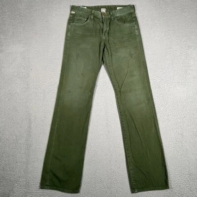 Citizens of Humanity Jeans Mens 30x33 Green Sid Straight Fit Denim Made in USA - Image 1 of 4