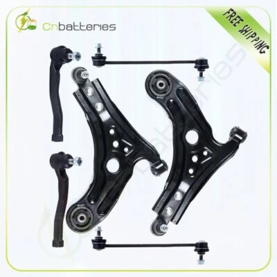 Para 2005 - 2008 Pontiac Wave 6 peças braços de controle inferiores dianteiros barras oscilantes hastes de amarração - Imagem 1 de 4