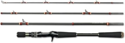 Megabass VALKYRIE VKC-68M-4 WORLD EXPEDITION 4pcs 6.8ft Casting Rod New - Image 1 of 4