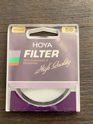 Hoya 58mm Diffuser Glass Filter B58DIFFGB Soft Focus Camera  - Image 1 of 4