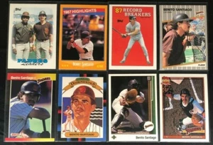 Benito Santiago 8 MLB Cards - Donruss, Score, Topps, Fleer, Upper Deck - Padres - Picture 1 of 4