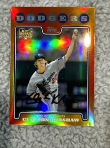 2009 Topps Chrome Red Hot Rookies Clayton Kershaw - Picture 1 of 2